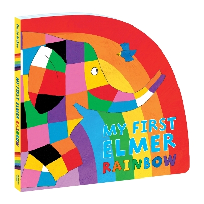 My First Elmer Rainbow: Shaped Board Book - McKee, David