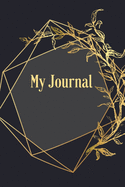 My journal: Luxury Cover design Bullet Journal-Dot Grid Notebook-Dotted Notebook-6"x9" 110 pages
