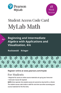 Mylab Math with Pearson Etext -- 18 Week Standalone Access Card -- For Beginning and Intermediate Algebra with Applications & Visualization with Integrated Review