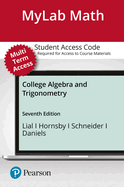 Mylab Math with Pearson Etext -- Standalone Access Card -- For College Algebra and Trigonometry -- 24 Months