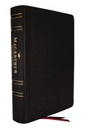 Nasb, MacArthur Study Bible, 2nd Edition, Genuine Leather, Black, Comfort Print: Unleashing God's Truth One Verse at a Time