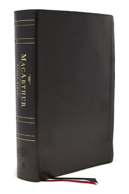 Nasb, MacArthur Study Bible, 2nd Edition, Genuine Leather, Black, Thumb Indexed, Comfort Print: Unleashing God's Truth One Verse at a Time - MacArthur, John F (Editor), and Thomas Nelson