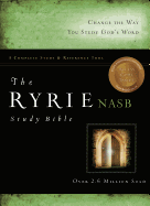 NASB Ryrie Study Bible, Black Genuine Leather, Red Letter