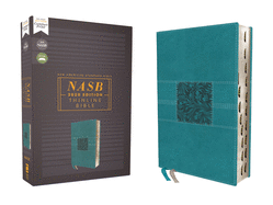 Nasb, Thinline Bible, Leathersoft, Teal, Red Letter Edition, 2020 Text, Thumb Indexed, Comfort Print