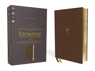 Nasb, Thompson Chain-Reference Bible, Leathersoft, Brown, 1995 Text, Red Letter, Comfort Print - Thompson, Frank Charles, Dr. (Editor), and Zondervan
