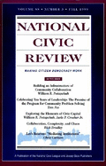 National Civic Review, No. 3, Fall 1999: Ten Years of Community Problem Solving