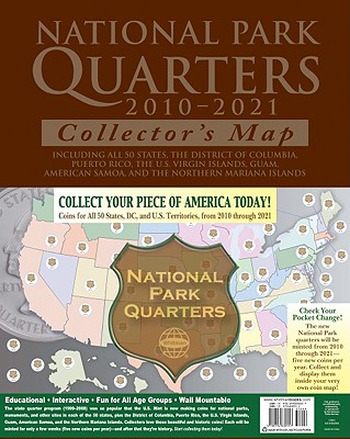 National Park Quarter Traditional Map - Publishing, Whitman