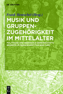 'Nationes'-Begriffe Im Mittelalterlichen Musikschrifttum: Politische Und Regionale Gemeinschaftsnamen in Musikbezogenen Quellen, 800-1400