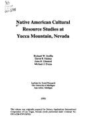 Native American Cultural Resource Studies at Yucca Mountain, Nevada