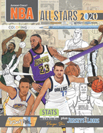 NBA All Stars 2020-21: The Ultimate Basketball Coloring, Activity and Stats Book for Adults and Kids!