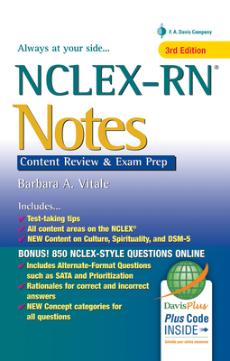 NCLEX-RN Notes: Content Review & Exam Prep - Vitale, Barbara A, RN, Ma