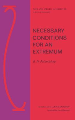 Necessary Conditions for an Extremum - Pshenichnyi