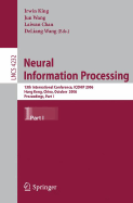Neural Information Processing: 13th International Conference, Iconip 2006, Hong Kong, China, October 3-6, 2006, Proceedings, Part I