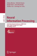 Neural Information Processing: 23rd International Conference, Iconip 2016, Kyoto, Japan, October 16-21, 2016, Proceedings, Part II