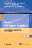 Neural Information Processing: 31st International Conference, ICONIP 2024, Auckland, New Zealand, December 2-6, 2024, Proceedings, Part VIII