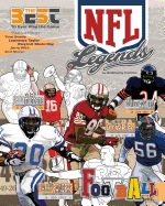 NFL Legends: The Ultimate Coloring, Activity and STATS Football Book for Adults and Kids