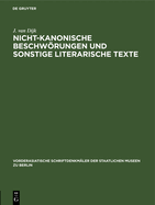 Nicht-Kanonische Beschwrungen Und Sonstige Literarische Texte