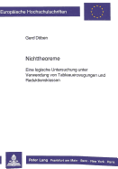 Nichttheoreme: Eine Logische Untersuchung Unter Verwendung Von Tableauerzeugungen Und Reduktionsklassen