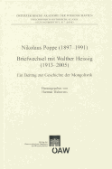 Nikolaus Poppe (1897-1991) Briefwechsel Mit Walther Heissig (1913-2005): Ein Beitrag Zur Geschichte Der Mongolistik - Walravens, Hartmut (Editor)