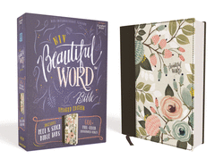 NIV, Beautiful Word Bible, Updated Edition, Journal Edition for Women, 600+ Full-Color Illustrated Verses, Peel/Stick Bible Tabs, Floral Cloth over Board, Red Letter, Comfort Print