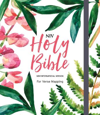 NIV Bible for Journalling and Verse-Mapping: Floral - Version, New International