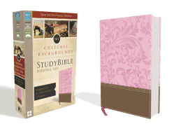 NIV, Cultural Backgrounds Study Bible, Personal Size, Imitation Leather, Pink/Brown, Red Letter Edition: Bringing to Life the Ancient World of Scripture