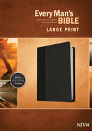 NIV Every Man's Bible Large Print Tutone Onyx/Black