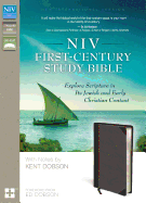 NIV, First-Century Study Bible, Leathersoft, Black/Gray: Explore Scripture in Its Jewish and Early Christian Context