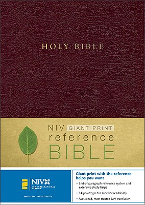 NIV Giant Print Reference Bible - Zondervan Publishing (Creator)