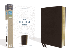 NIV, Heritage Bible, Deluxe Single-Column, Leathersoft, Brown, Comfort Print