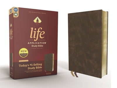 NIV, Life Application Study Bible, Third Edition, Bonded Leather, Brown, Red Letter - Zondervan