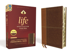 NIV, Life Application Study Bible, Third Edition, Personal Size, Leathersoft, Brown, Red Letter