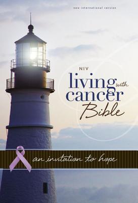 NIV, Living With Cancer Bible, Leathersoft, Navy/Brown: An Invitation to Hope - 