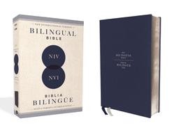 Niv/NVI 2022 Bilingual Bible, Leathersoft, Navy / Niv/NVI 2022 Biblia Biling?e, Leathersoft, Azul Ail