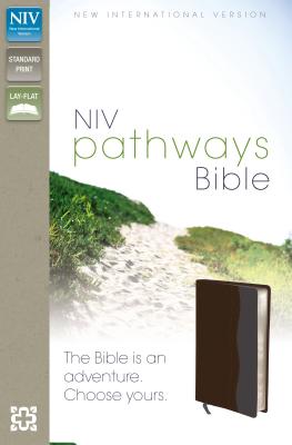 NIV, Pathways Bible, Leathersoft, Brown/Gray - Zondervan