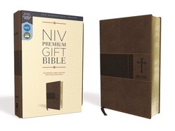 NIV, Premium Gift Bible, Leathersoft, Brown, Red Letter, Comfort Print: The Perfect Bible for Any Gift-Giving Occasion