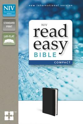 NIV, ReadEasy Bible, Compact, Imitation Leather, Black, Red Letter Edition - 