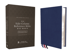 Niv, Side-Column Reference Bible (Deep Study at a Portable Size), Personal Size, Leathersoft, Black, Comfort Print
