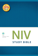 NIV Study Bible, Hardcover, Red Letter Edition