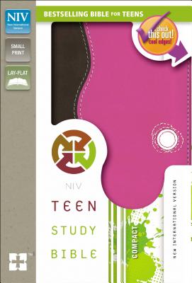 NIV, Teen Study Bible, Compact, Leathersoft, Pink/Brown - Richards, Lawrence O. (General editor), and Richards, Sue W. (General editor)