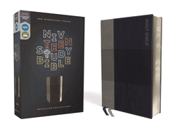 Niv, Teen Study Bible (for Life Issues You Face Every Day), Leathersoft, Blue, Comfort Print