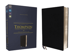 Niv, Thompson Chain-Reference Bible, European Bonded Leather, Black, Red Letter, Comfort Print
