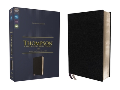 Niv, Thompson Chain-Reference Bible, European Bonded Leather, Black, Red Letter, Comfort Print - Thompson, Frank Charles, Dr. (Editor), and Zondervan