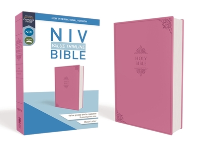 NIV, Value Thinline Bible, Imitation Leather, Pink - Zondervan