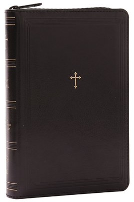 NKJV Compact Paragraph-Style Bible W/ 43,000 Cross References, Black Leathersoft with Zipper, Red Letter, Comfort Print: Holy Bible, New King James Version: Holy Bible, New King James Version - Thomas Nelson