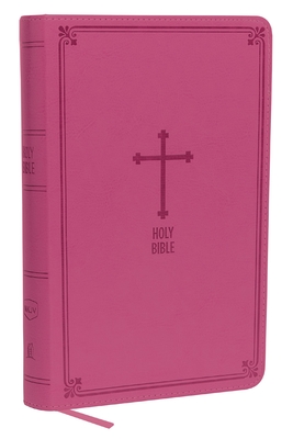 NKJV, Deluxe Gift Bible, Imitation Leather, Pink, Red Letter Edition - Thomas Nelson