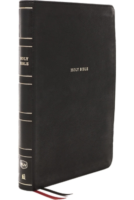 NKJV Holy Bible, Giant Print Center-Column Reference Bible, Black Leathersoft, 72,000+ Cross References, Red Letter, Comfort Print: New King James Version - Nelson, Thomas