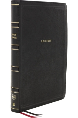 NKJV Holy Bible, Giant Print Center-Column Reference Bible, Deluxe Black Leathersoft, Thumb Indexed, 72,000+ Cross References, Red Letter, Comfort Print: New King James Version - Nelson, Thomas