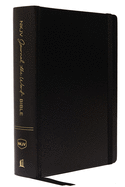 NKJV, Journal the Word Bible, Large Print, Hardcover, Black, Red Letter Edition: Reflect, Journal, or Create Art Next to Your Favorite Verses