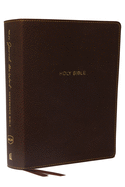 NKJV, Journal the Word Reference Bible, Imitation Leather, Brown, Red Letter Edition, Comfort Print: Let Scripture Explain Scripture. Reflect on What You Learn.